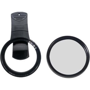 52mm Lens Filter, Portable Circular UV/CPL Polarizer Camera Lens Clip for Mobile Phone Smartphone (Clip with CPL Filter) in Saudi Arabia