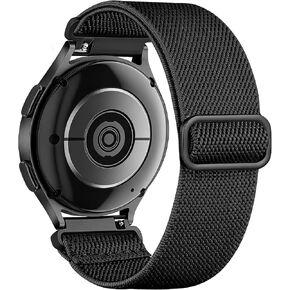 Stretchy Nylon Band Compatible with Samsung Galaxy Watch 9 8 Band 40mm 44mm and Watch 8 Classic 46mm, Adjustable Breathable Printed Elastic Loop Sport Replacement Strap for Women Men in Kuwait