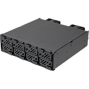 SilverStone Technology FSM08B-MS 5.25" to 8-Bay M.2 SSD Internal Drive Enclosure, SST-FSM08-MS in Saudi Arabia