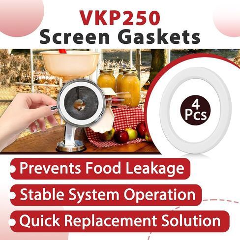 4 Pcs VKP250 Screen Gasket Compatible with Victorio in Saudi Arabia
