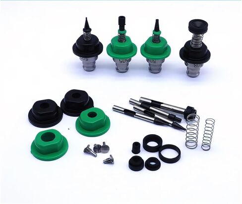 505~508 Rubber Tip Reflector Spring Screw Assortment for PCB Assembly & Electronic Component Mounting, 1 Multi-size Pack (10pcs of 505 Rubber Nozzle Tips) in Saudi Arabia