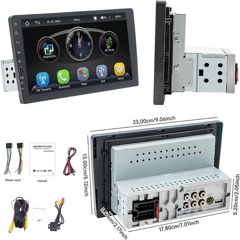 9" Single Din Car Stereo Radio for Ford Ranger 1998-2011 w/Carplay Car MP5 in Saudi Arabia