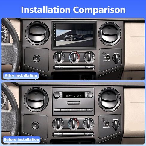 Car Radio for Ford F-250 F-350 2008-2016 with Wireless Carplay Android Auto in Kuwait