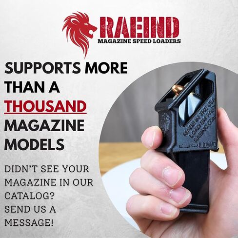 RAE Industries EZ-View Magazine Speed Loader for Beretta 9MM - Fits 92FS, 92X, 92XI, 92GTS, 92G, 92D, 92F, 96, 96A1, 96G, 96D, 90two (40 S&W) Quick Range Loader Pistol Shooting Accessory by RAEIND in Saudi Arabia