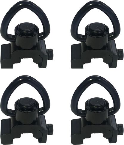 1" Picatinny Rail QD Sling Swivel Mount, 360 Degree Rotation Quick Detach Attachment with Push Button for Two Point Sling in Saudi Arabia