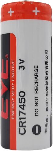 (2-Pack) CR17450 2400mAh 3V بطارية ليثيوم بديلة لبطارية التحكم الصناعية EVE CR17450 PLC in Kuwait