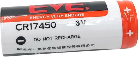 (2-Pack) CR17450 2400mAh 3V بطارية ليثيوم بديلة لبطارية التحكم الصناعية EVE CR17450 PLC in Kuwait