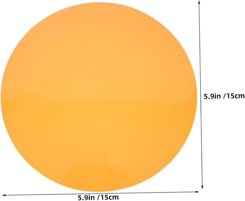 10pcs round 15cm Orange PET Adhesive Color Correction Light Filter Film in Saudi Arabia