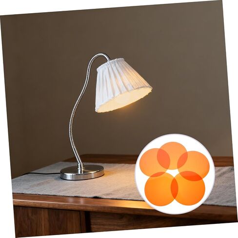 10pcs round 15cm Orange PET Adhesive Color Correction Light Filter Film in Saudi Arabia