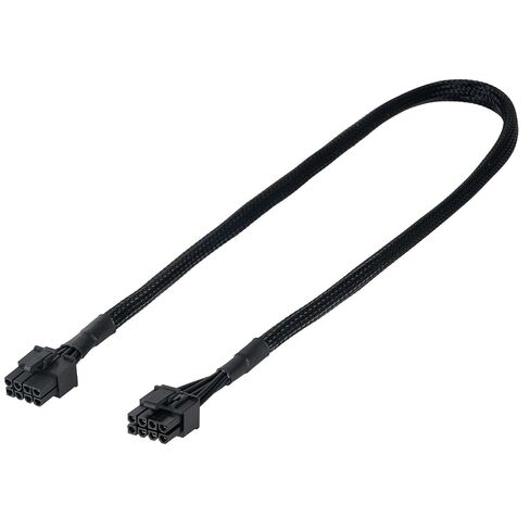 2 حزمة من كابل PCIE لـ EVGA، ذكر إلى ذكر 8 دبوس إلى 8 دبوس (6+2 دبوس) كابل طاقة GPU لـ EVGA G+ G2 G3 G5 G6 GA GM GT P2 T2 T3 (أسود 18AWG، 65 سم) in Kuwait