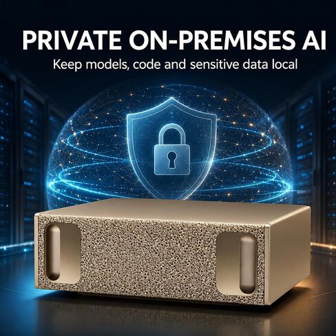 CyberGeek DGX Spark Personal AI Supercomputer, GB10 Grace Blackwell Superchip, 20-Core Arm CPU, 128GB LPDDR5x Unified Memory, 2TB NVMe SSD, Up to 1 PFLOP FP4 AI Performance, DGX OS in Saudi Arabia