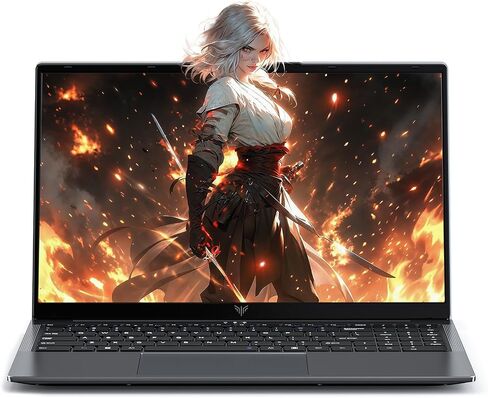 KAIGERR Gaming Laptop, Laptops with AMD Ryzen 4300U(Up to 3.7GHz), 16GB DDR4 512GB SSD Laptop Computer, 16.0inch Windοws 11 Laptop, 1920P FHD Display, WiFi 6, USB3.2, Type_C, Webcam Cover Slide in Saudi Arabia