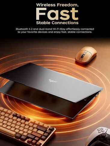 KAIGERR Gaming Laptop, Laptops with AMD Ryzen 4300U(Up to 3.7GHz), 16GB DDR4 512GB SSD Laptop Computer, 16.0inch Windοws 11 Laptop, 1920P FHD Display, WiFi 6, USB3.2, Type_C, Webcam Cover Slide in Saudi Arabia