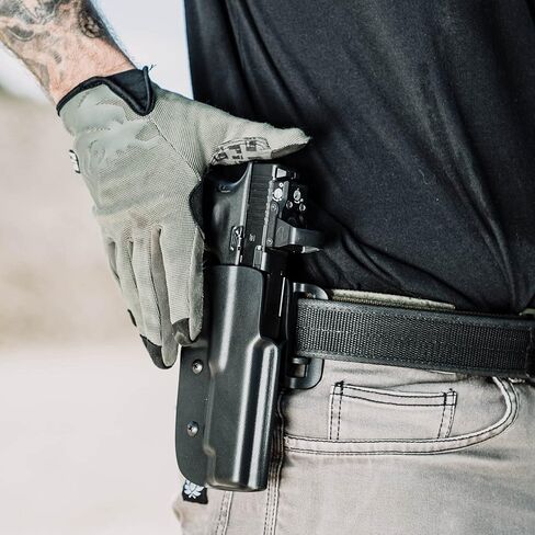 H&K USP 9/40 / 45 OWB Holster - USA Made - Fits Heckler & Koch USP 9/40 / 45 - Classic OWB Holster by Blade-Tech Holsters, Outside Waistband Open Carry (Right Hand) in Kuwait