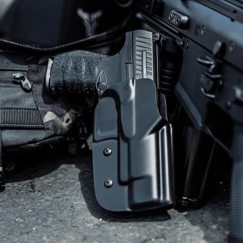 H&K USP 9/40 / 45 OWB Holster - USA Made - Fits Heckler & Koch USP 9/40 / 45 - Classic OWB Holster by Blade-Tech Holsters, Outside Waistband Open Carry (Right Hand) in Kuwait