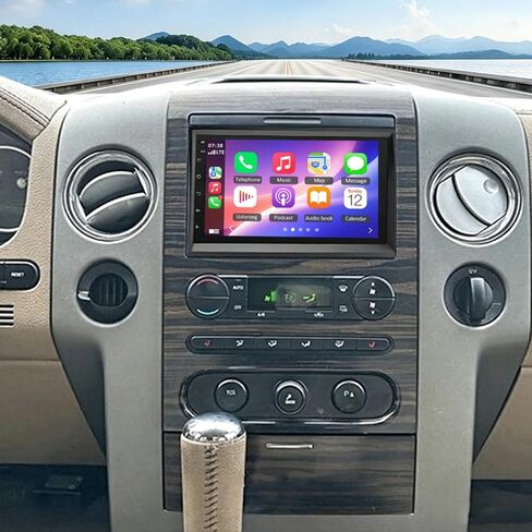 Car Stereo Radio Compatible for Lincoln Mark LT 2006-2008 with Carplay Android Auto GPS Navigation 7in Touchscreen Car Radio Player with WiFi FM/RDS Radio Bluetooth SWC Mirror Link + Backup Camera in Saudi Arabia