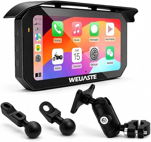 6.25" Motorcycle CarPlay Navigation HD Touch Screen, Android Auto in Saudi Arabia