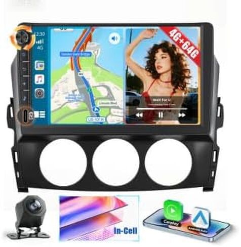 4+64GB Android 15 Car Stereo for Mazda NC Miata MX-5 2006-2015 in Saudi Arabia