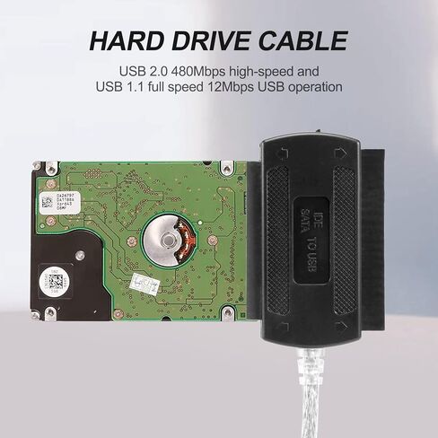 USB to SATA Adapter Cable for PC - IDE HDDs & CD/Compatible in Kuwait