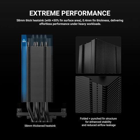 ID‑COOLING FROZN A510 Turbo CPU Air Cooler, Optimized for AM5/AM4, 240W TDP in Saudi Arabia