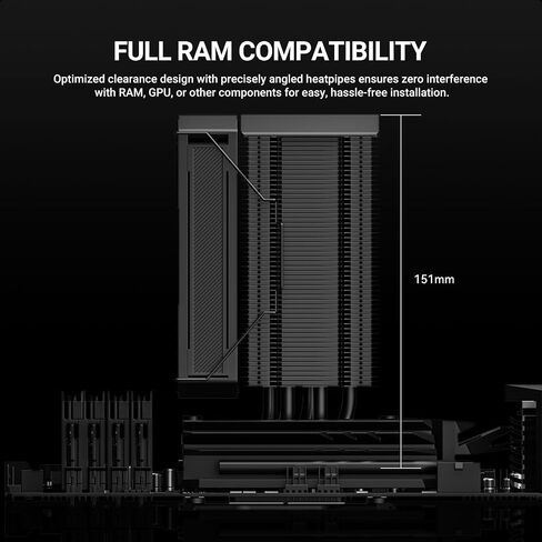 ID‑COOLING FROZN A510 Turbo CPU Air Cooler, Optimized for AM5/AM4, 240W TDP in Saudi Arabia