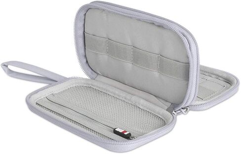 BUBM 16 Slots USB Flash Drive Case, Cloth Thumb Drive Organizer, Portable U Disk Storage Holder, Electronic Accessories Carrying Pouch for USB Drives(Gray, 16 Slots) in Saudi Arabia