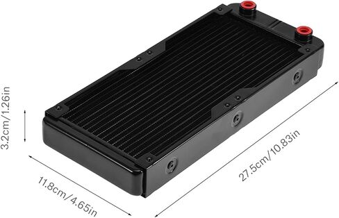 GOWENIC Black Aluminum Water Cooling 18 Tube PC Gift in Saudi Arabia