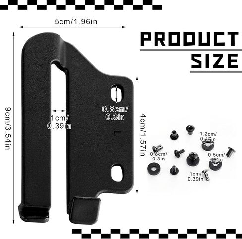 Twistover 2 Pack Holster Belt Clips Fits 1.5 to 2.5 Inch in Kuwait