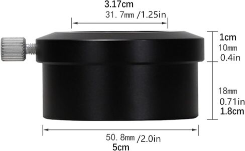 Astronomical Telescope Adapter Ring 2" to 1.25" Eyepiece Converter Ring in Kuwait