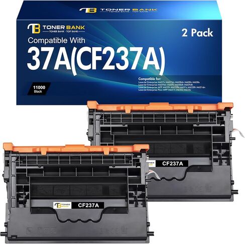 CF237A 37A Black Toner Cartridge 2 Pack for HP CF237X 37X M607 M608 M609 in Kuwait