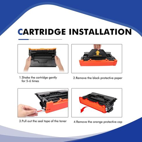 CF237A 37A Black Toner Cartridge 2 Pack for HP CF237X 37X M607 M608 M609 in Kuwait