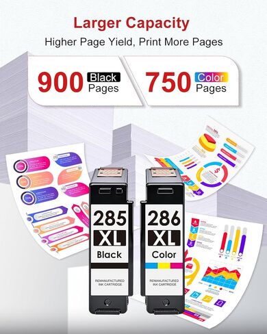 PG-285XL CL-286XL Replacement for Canon 285 and 286 Ink Cartridges in Saudi Arabia