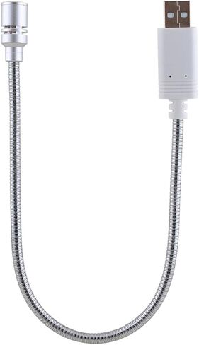 USB Desktop Microphone for Laptop with Aluminum Alloy Body and Sponge Windshield, Lightweight Portable USB Mic for Gaming and Voice Chat in Saudi Arabia