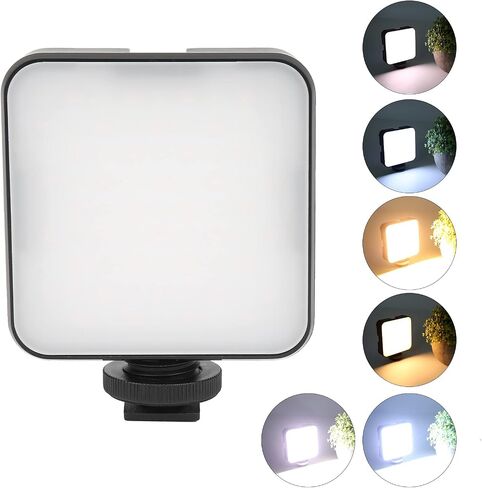 مصباح LED محمول بدرجة حرارة مزدوجة اللون ST81 LED ملء ضوء 2500-9000K 95+ CRI 3000mAh بطارية للتصوير الفوتوغرافي للصور الفوتوغرافية مع الشاشة in Kuwait