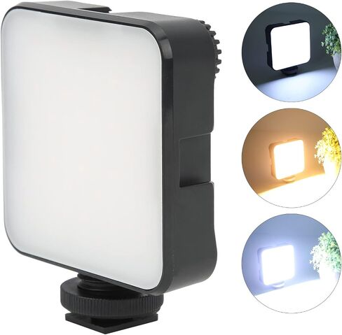 مصباح LED محمول بدرجة حرارة مزدوجة اللون ST81 LED ملء ضوء 2500-9000K 95+ CRI 3000mAh بطارية للتصوير الفوتوغرافي للصور الفوتوغرافية مع الشاشة in Kuwait