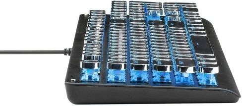 Gaming Keyboard and Mouse Wired Gaming Mechanical Keyboard for Gamer Laptop Computer 104 Keys Backlit LED (Black) in Saudi Arabia