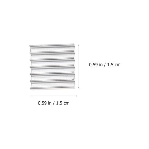 Silver Aluminum Heat Sink Kit with Adhesive Thermal Tape 3pcs in Saudi Arabia