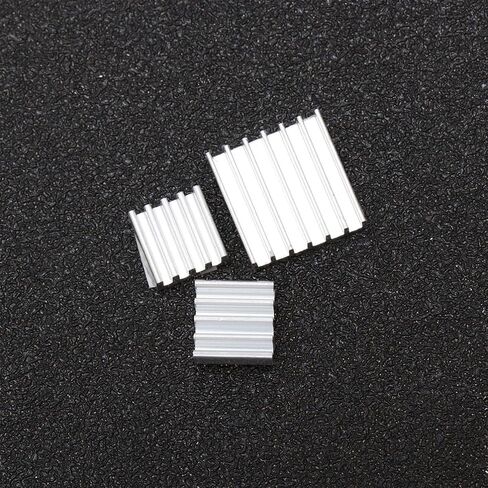 Silver Aluminum Heat Sink Kit with Adhesive Thermal Tape 3pcs in Saudi Arabia