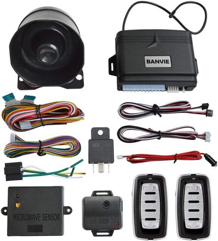 Car Alarm System Security Antitheft with Keyless Entry Kit in Saudi Arabia
