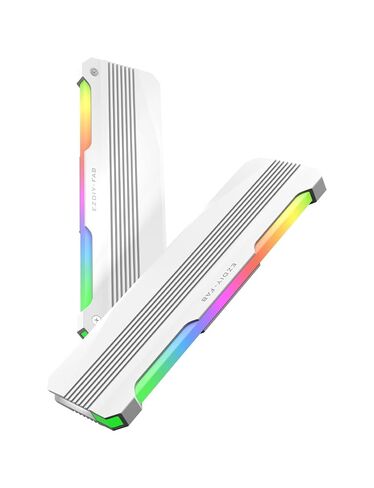 EZDIY-FAB RH01 ARGB RAM Heatsink, DDR4/DDR5 Memory Cooler, 2-Pack, Black in Kuwait