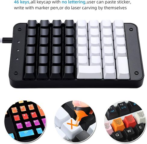 Koolertron One Handed Mechanical Gaming Keyboard with 32 Macro Keys in Saudi Arabia