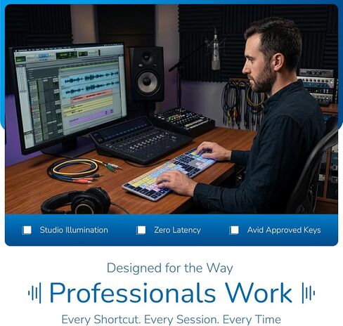 KB Covers Pro Tools Backlit Aluminum Keyboard - Windows - US in Kuwait