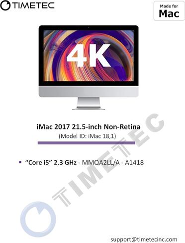 Timetec Hynix IC DDR4 2400MHz PC4-19200 SODIMM Memory Upgrade for iMac Retina 4k/5K 21.5-inch/27-inch Mid 2017 (32GB kit) in Saudi Arabia