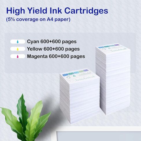 LC103XL Compatible Ink Cartridges Replacement for Brother LC103 LC101 – High Yield Color Ink Works with Brother MFC-J870DW, J6920DW, J6520DW, J450DW Printers (2 Cyan, 2 Magenta, 2 Yellow) in Saudi Arabia