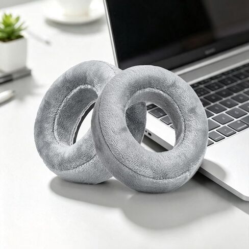 Replacement Ear Cushion Pads,Compatible with Beyerdynamic DT 700 PRO X and DT 900 PRO X,Velvet,Gray, Ultra-Soft Foam(Earpads + Headband) in Saudi Arabia