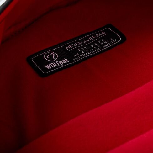 WOLFpak 25L Everyday Anarchy Lined Backpack - Luxurious Red Felt Interior in Saudi Arabia