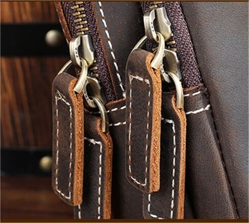 Lightweight Cowhide Sling Bag for Men - Waterproof Crossbody Shoulder Bag for Outdoor, Hiking and Walking Gifts in Saudi Arabia