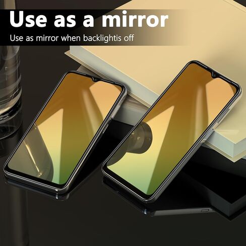 Privacy Tempered Glass Screen Protector for Samsung Galaxy a14 5g Screen Protector, 6.6 inch,Gradient Colorful, Anti-Spy, Anti-Blue Light，No Bubble in Kuwait