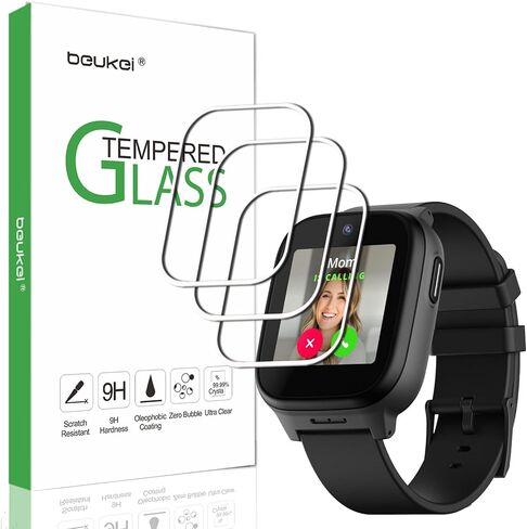 (3 Pack Compatible with for Cosmo JrTrack 5 Screen Protector Tempered Glass, Touch Sensitive, 9H Hardness in Saudi Arabia