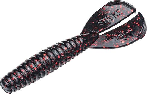 Strike King Rage Menace Grub Fishing Lure, Soft Plastic Double Tail Grub, Crazy Tail Action, 3 1/2-Inches in Kuwait